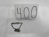 Metal early tie clip IH Dozer
