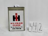 Empty IH Hy-tran Fluid can small rust on bottom of can 372704R1 good condition