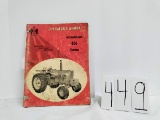 International Harvester 856 Tractor Operator's Manual fair condition