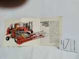 International Combine Operating Cycle brochure good condition