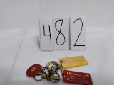 5 IH keychains South Dakota and North Dakota fair condition