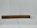 3 IH yardsticks - Kendig Bros EL Horton JB Hostetter & Son