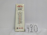 Weaklands Implement Store IH Thermometer Metal