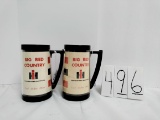 2 IH Big Red country mugs good condition East Moline plant