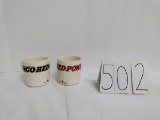 2 Go Red Power IH coffee mugs good condition