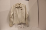 Medium size Makelys of Chicago IH white summer jacket