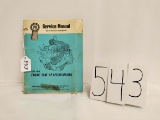 IH Blue Ribbon Service Manual GSS-1414 Enine Tune-up Specificationsfair condition