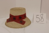 Women's/ no size noted/ IH straw derby hat