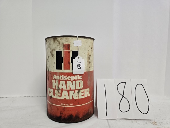 IH antiseptic hand cleaner can empty no top #999562R1 fair condition