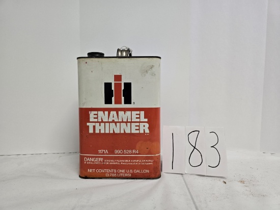IH enamel thinner can #990528R4 good condition