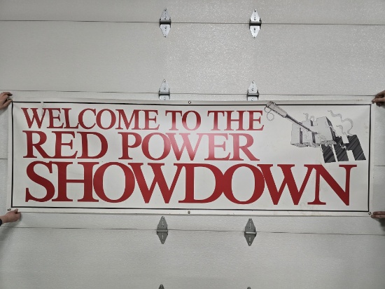 Welcome to the Red Power showdown banner