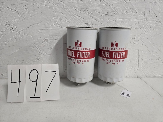 2 IH Fuel filters water separator #702255C1