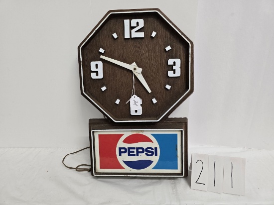Electric Impact International Pepsi Clock