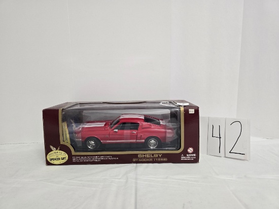 1968 Shelby Gt-500kr 1/18th Scale Box In Good Cond