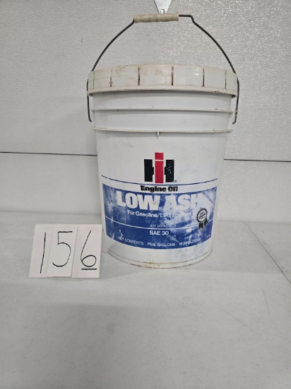 IH Engine oil Low Ash empty  gallon bucket
