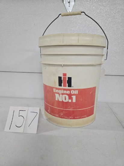 IH Engine oil No 1 5 gallon bucket empty