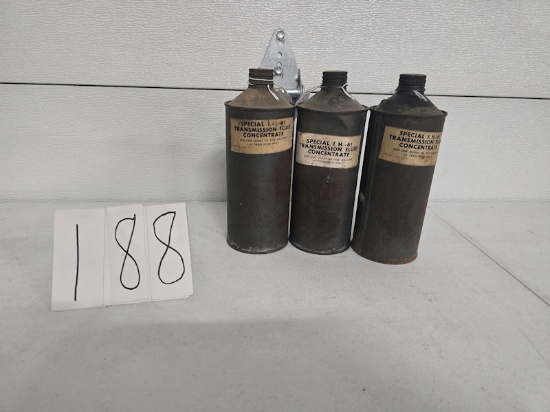 set of 3 IH transmission fluid concentrate some with product fair condition