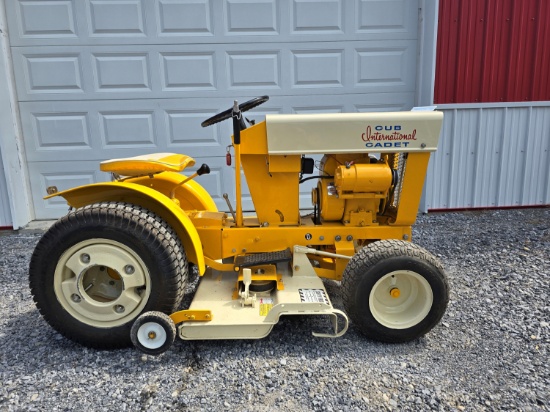 Cub Cadet Original mower deck creepr drive fenders sleeve hitch rear wheel wts complete restore