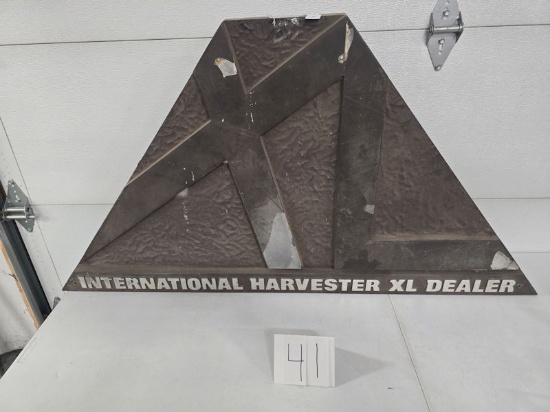 IH XL Dealer fiberglass sign original fair condition