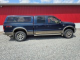 2006 F250 King Ranch diesel powerstroke v8 171132 original miles 4 door cab with cap runs