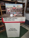 IH Early Riser Planter floor informational display cardboard fair condition