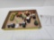 Set of 10 tractors and implements 1/64 scale