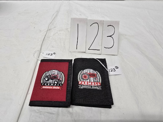 2 Farmall Collector Series wallets nos