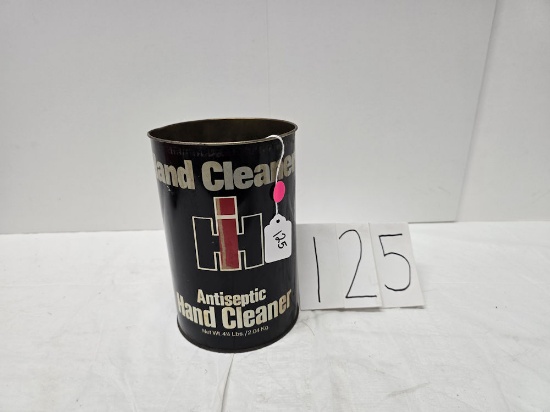 IH metal Hand Cleaner Antiseptic empty