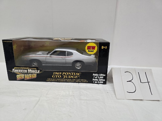 Ertl American Muscle 1969 Pontiac GTO Judge hobby edition 1 of 5000 nib