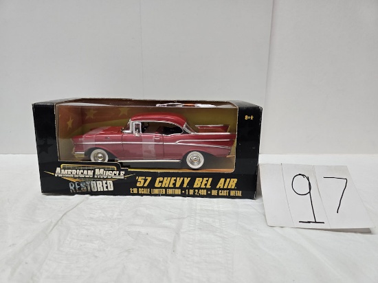 Ertl American Muscle  Restored '57 Chevy Bel Air 1 of 2499 nib