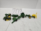Variety of 7 John Deere pieces no box good condition