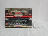 2 racing cars NIB Rick Mast Thunderbird and Western Auto Lumina Collector's edition