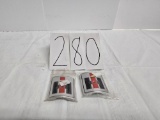 1 pair of IH tractor emblems
