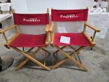 2 IH Farmall cloth folding director chairs