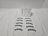 10 Diesel decals
