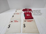 IH pair Green Thumb gloves 1 glove and 4 IH price tags NOS