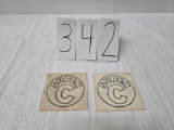 1 pair Super C decal