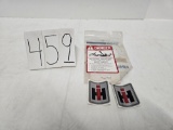 CIH Danger & IH decals NOS