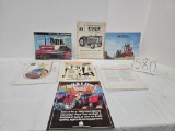 Several IH tractor brochures and Farm Shop Ideas booklet