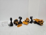 Catepillar equipment remote controlled never used dump truck is missing front tire no box