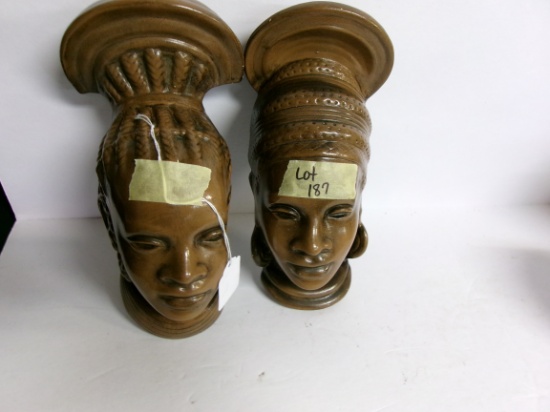 Vintage Wall Busts