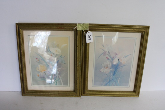 2 Small Lily Wall Pictures