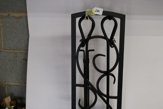 Steel Fireplace Set