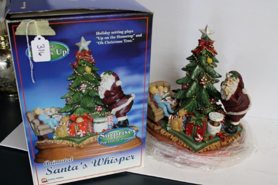 Ceramic Animated Santa's Whisper