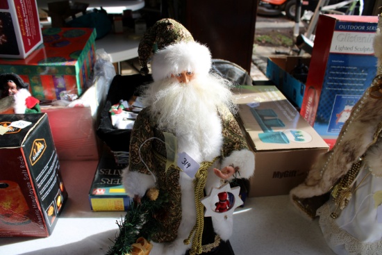 Porcelain Standing Santa