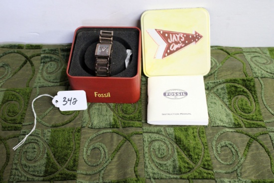 Womans Fossil Watch