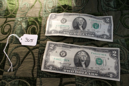 2 $2 Notes
