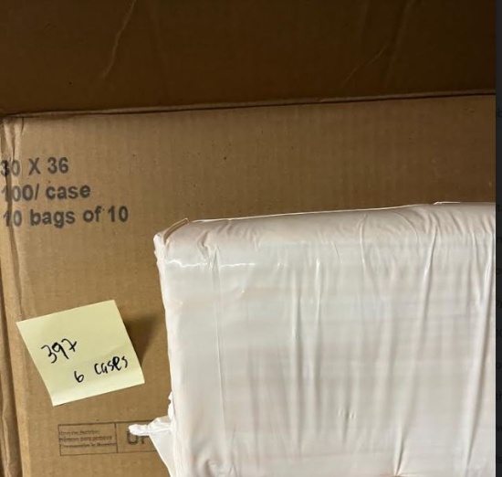 Unopened Medical Absorbent Pads 30"x36"