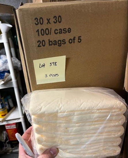 Unopened Medical Absorbent Pads 30" X 30"