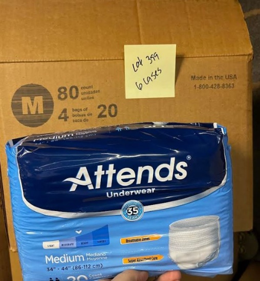 Unopened Medium Disposable Underwear